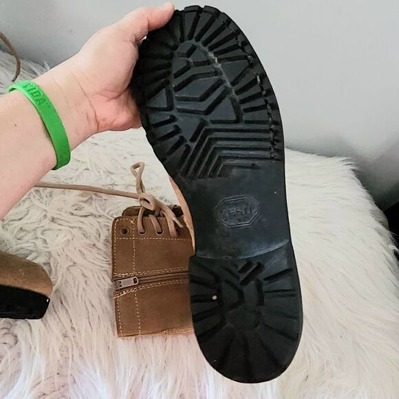 Yesil side zip front lace up jump boots tanmens size EU 45 army boots - Picture 4 of 6